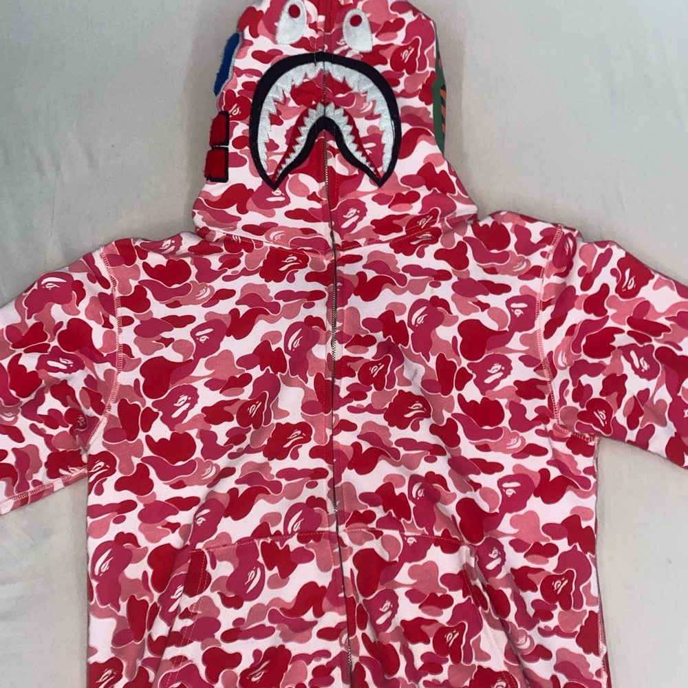 pink Bape Jacket L
